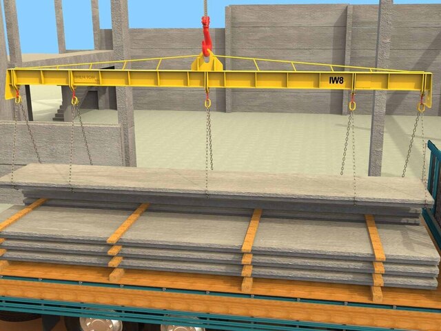 Içamento de Carga com Guindaste 4ton 7m 5 Pontos